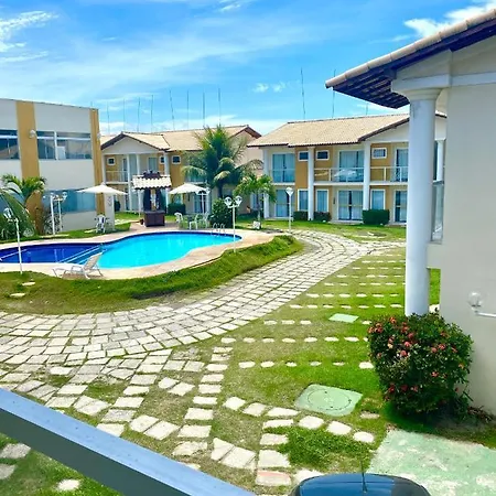 FLAT em residencial! Praia de taperapuan!-3